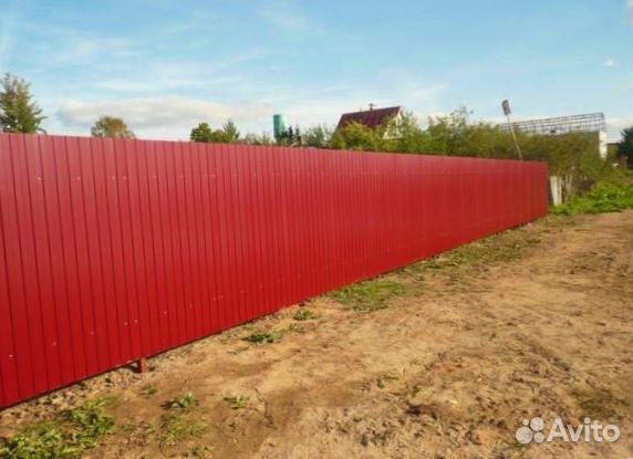 Забор из профнастила