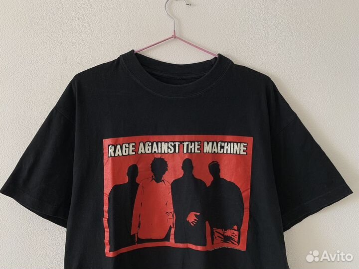 Футболка мерч rage against the machine винтаж