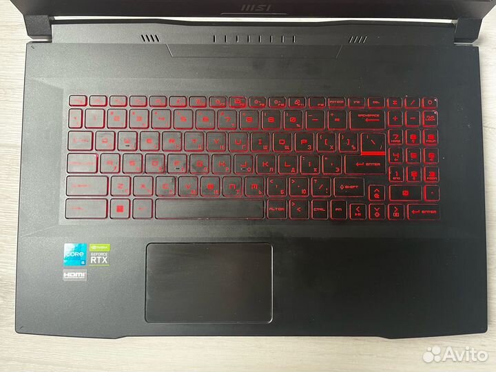 MSI 2023г. 17.3 i5-12450H/16GB/512SSD/RTX 3050 4GB