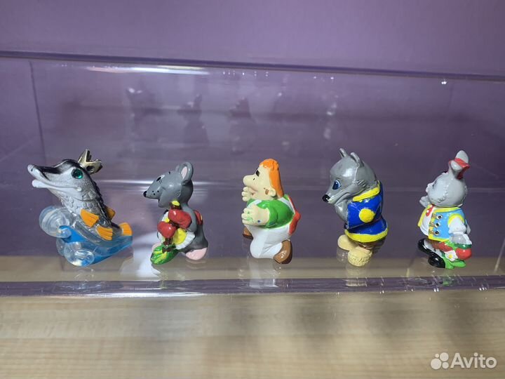 Ландрин винни пух, пятачок, сова, щука, кот и лиса