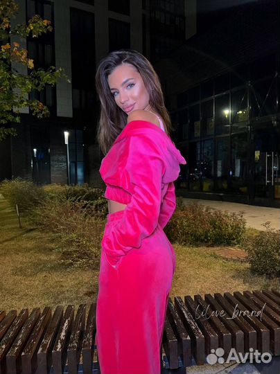 Велюровый костюм