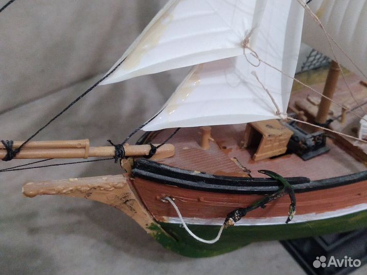 Модель корабля Бригантина