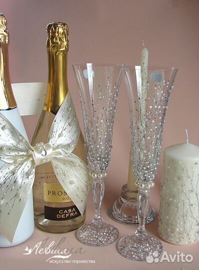 Свадебные фужеры Богемия