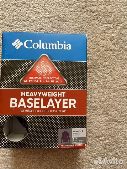 Термобелье кофта Columbia женская р-р 44