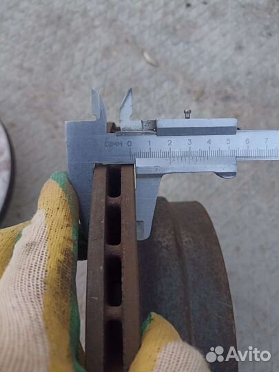 Комплект тормозных дисков к бмв Х5 Е70 (б/у)