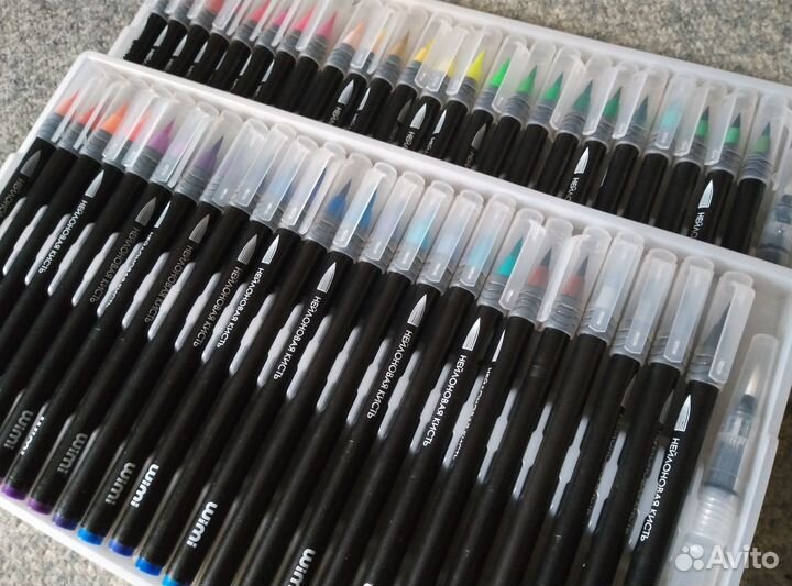 Акварельные маркеры для скетчинга WiMi (48 кистей)