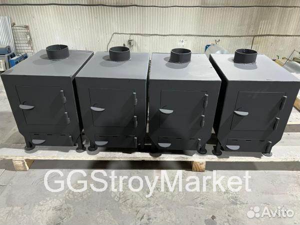 Печь буржуйка отопительная