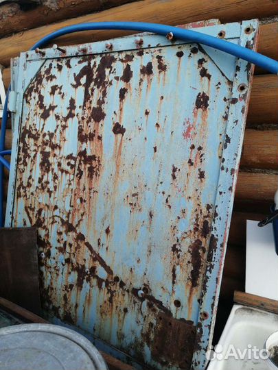 Ворота гаражные железные бу