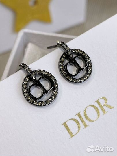 Серьги dior