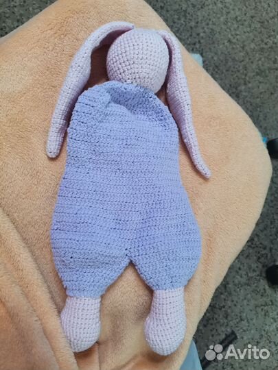 Игрушка-сплюшка, комфортер. Зайка