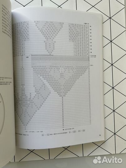 Японская книга со схемами вязания
