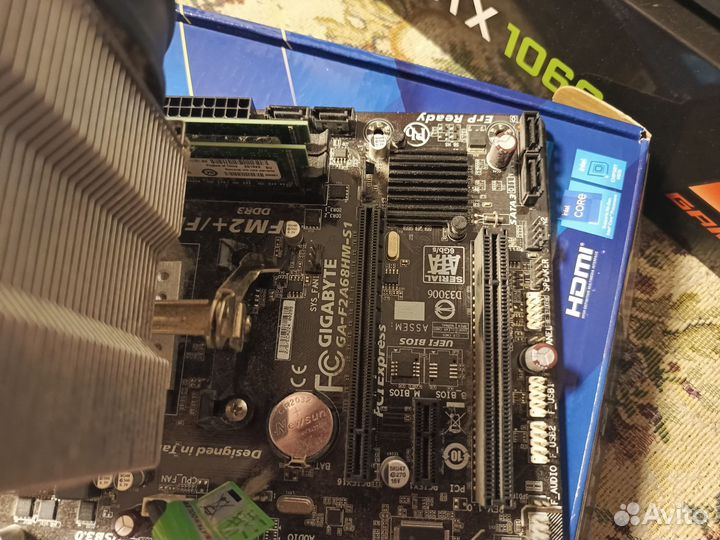 Комплект AMD a8 + gigabyte GAF2A68HM-S1