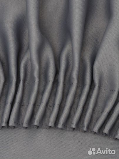 Шторы блэкаут графит