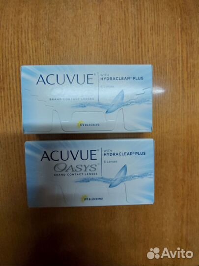 Линзы контактные acuvue oasys