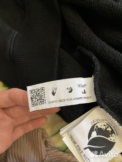 Off-white худи с логотипом arrows