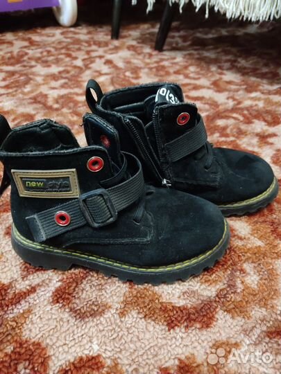 Ботинки 24 р ортопедич, ботинки замшевые 27р