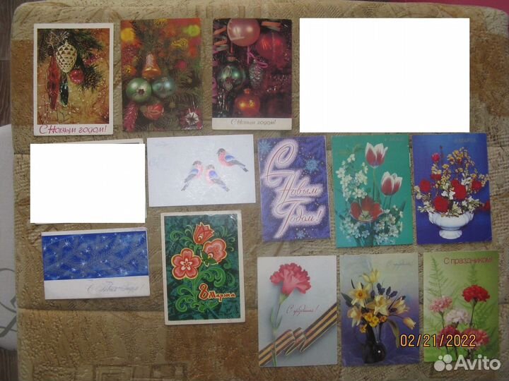 Открытки СССР к различным праздникам. Обмен
