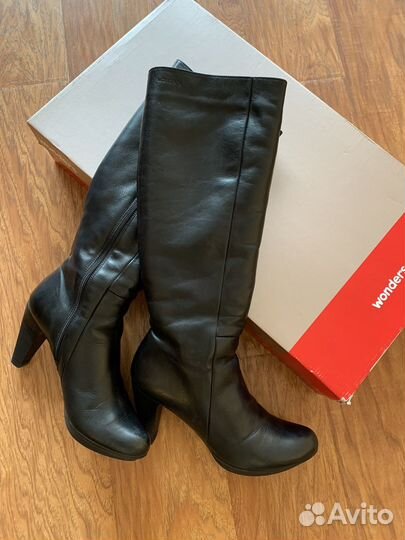 Сапоги зимние женские кожаные 40 wonders