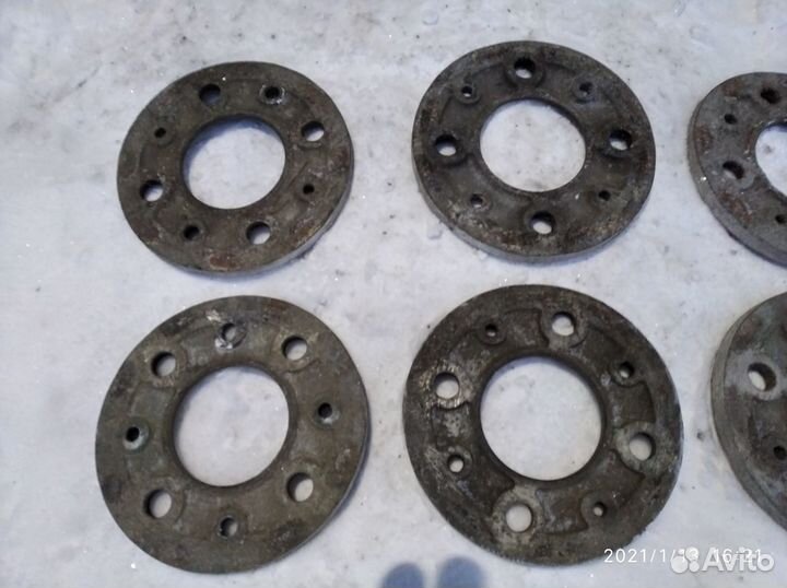 Проставки под колесные диски на ваз, толщина 8 мм