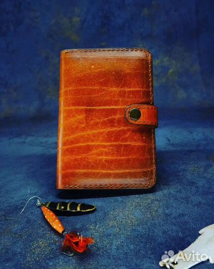 Обложка для документов из натуральной кожи