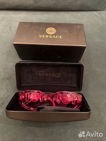 Очки Versace розовые мужские