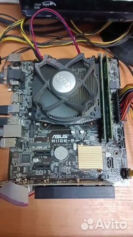 Мат. плата 1151 asus H110M-R купить в Москве | Электроника | Авито