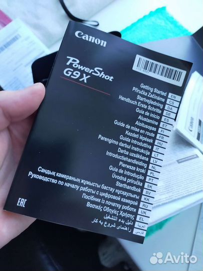 Компактный фотоаппарат canon power shot G9X