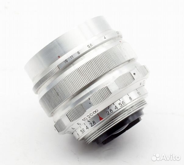 Мир 1 ранний красная П. 2.8/37. Резьба М39