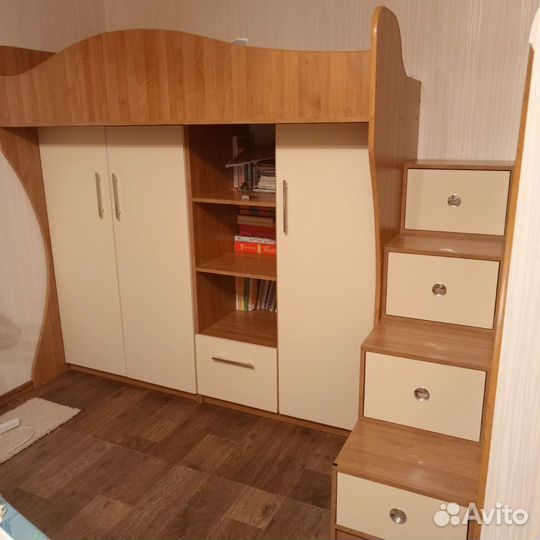 Детская кровать чердак