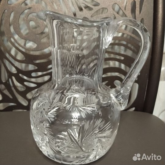 Хрустальный кувшин СССР, редкий
