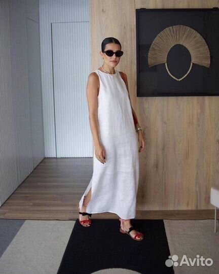 Платье лен