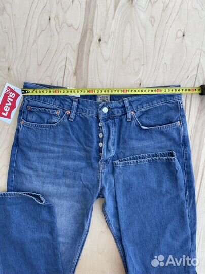 Мужские джинсы levis 501 W36 L32, на болтах