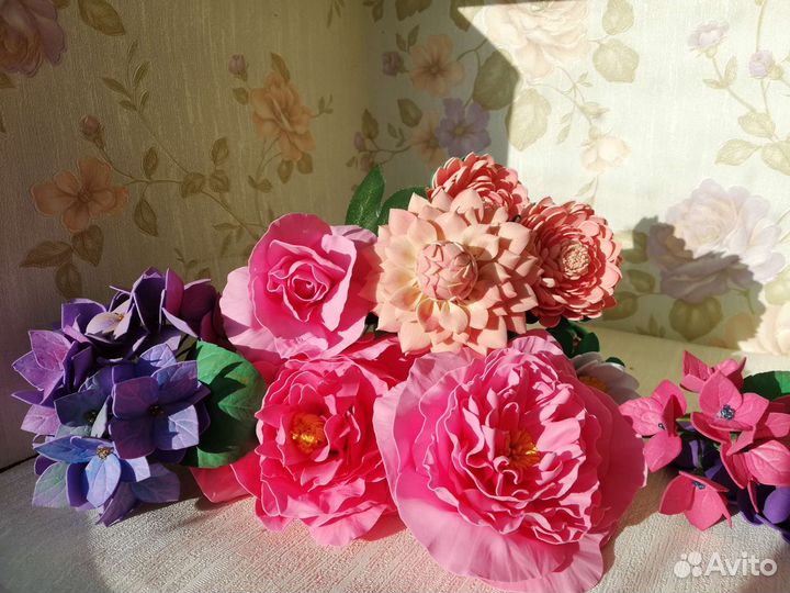 Цветы ручной работы