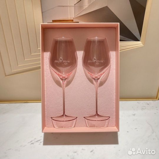Бокалы для вина miu miu