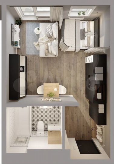 Квартира-студия, 28,2 м², 8/12 эт.