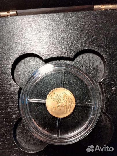 25 рублeй 2003 телец золото