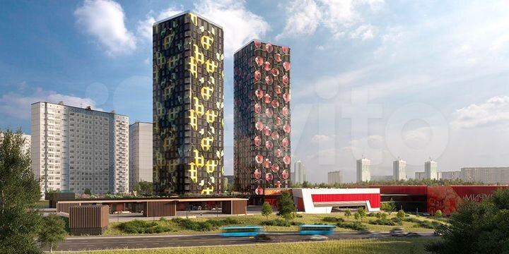 1-к. квартира, 27,1 м², 16/28 эт.