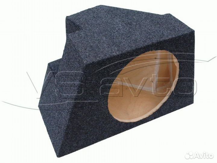 Короб в крыло Mitsubishi Lancer X под сабвуфер