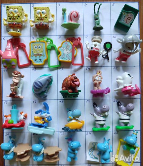 Игрушки из киндера 6