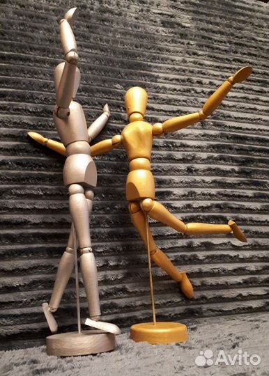 Деревянные шарнирные человечки Икеа