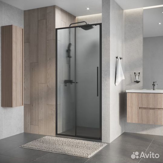 Душевая дверь Niagara Nova 90 NG-34-L9chgr профиль графит/стекло шиншилла