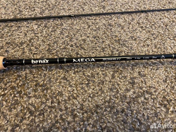 Спиннинг banax mega2 3-16гр + ryobi zauber 2000