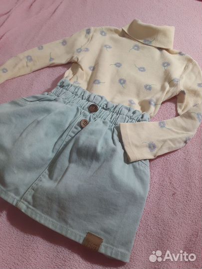 Вещи пакетом для девочки 104 110