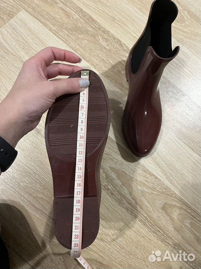 Резиновые полусапожки 36