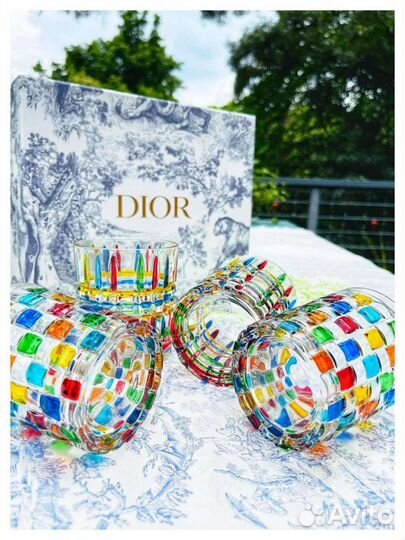 Комплект хрустальных стаканов Dior