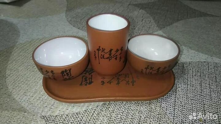 Набор для чайной церемонии. Новый. Из глины