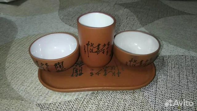Набор для чайной церемонии. Новый. Из глины