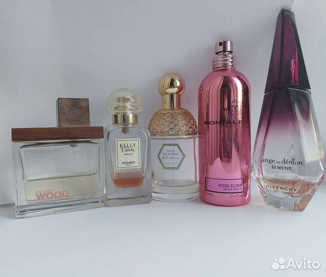 Остатки во флаконах - Givenchy, Guerlain, Hermes