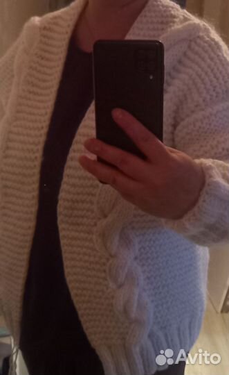 Бомбер,цвет Белый, р-р 46-52, Новый