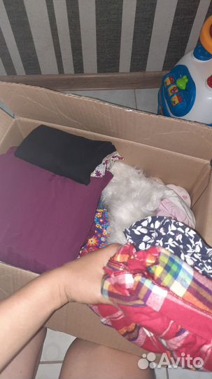 Коробка вещей на девочку